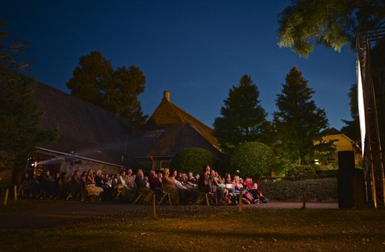 Outdoor cinema at the Barn