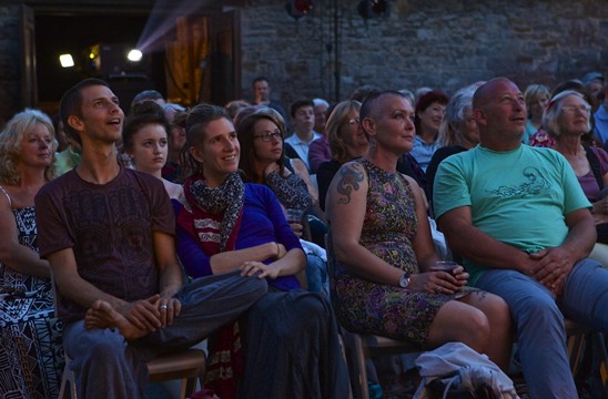 Outdoor cinema at the Barn