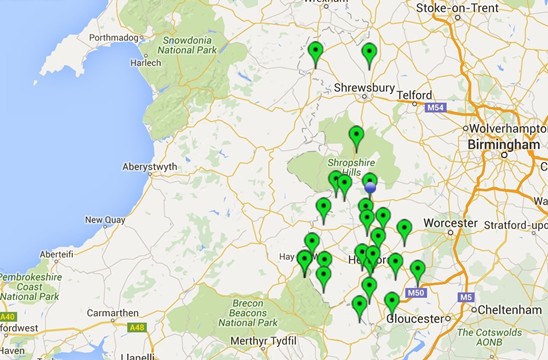 Borderlines map