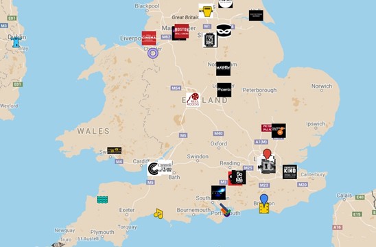 Scalarama 2015 map