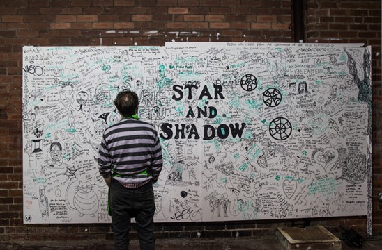 star and shadow wall 